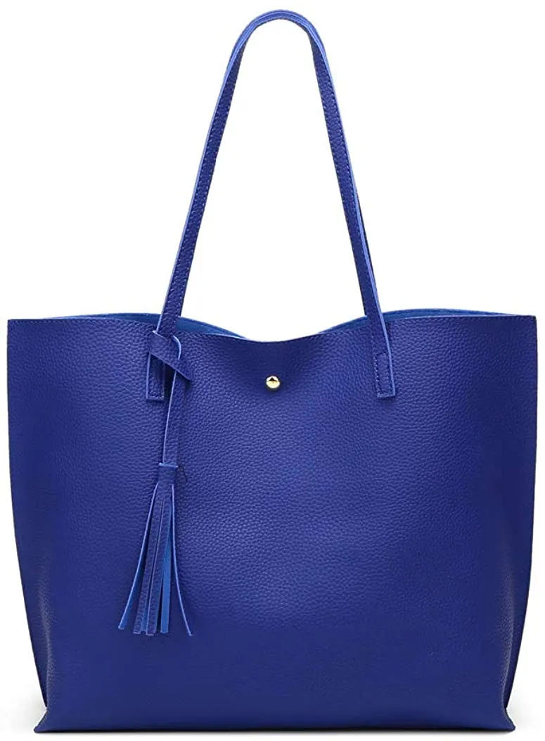 Soft Faux Leather Tote