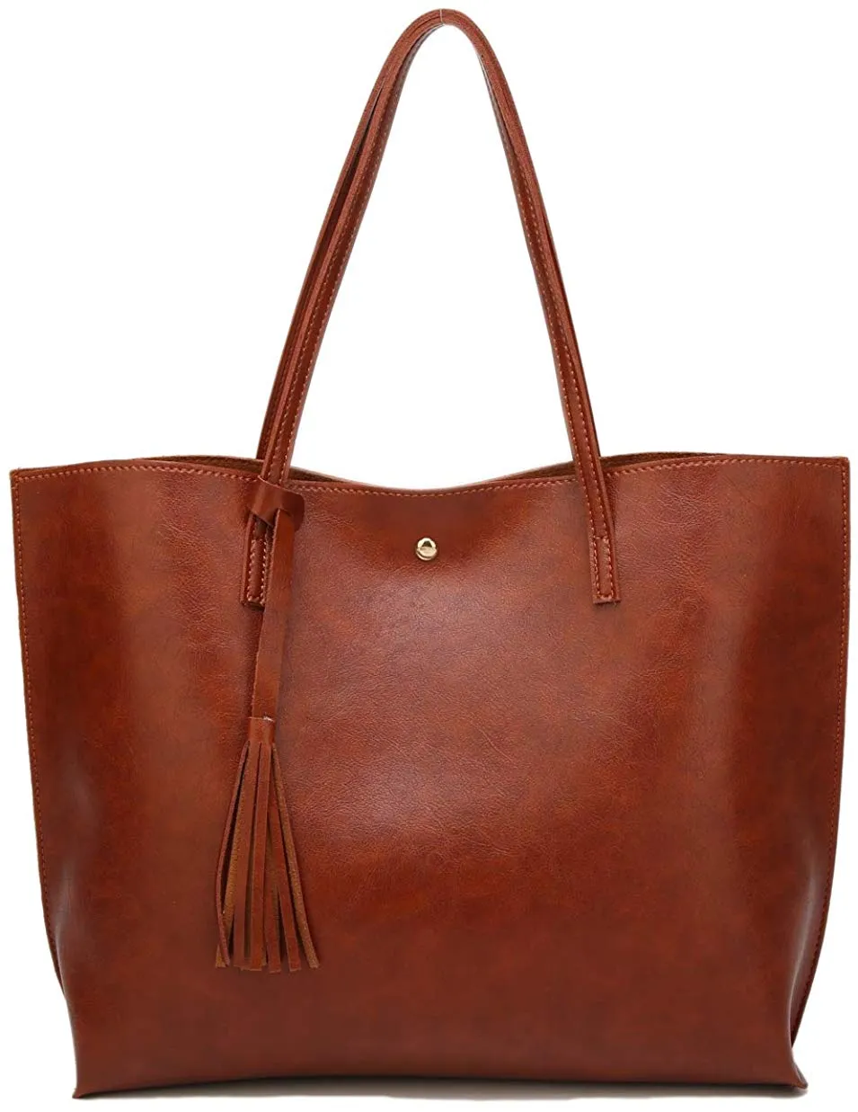 Soft Faux Leather Tote