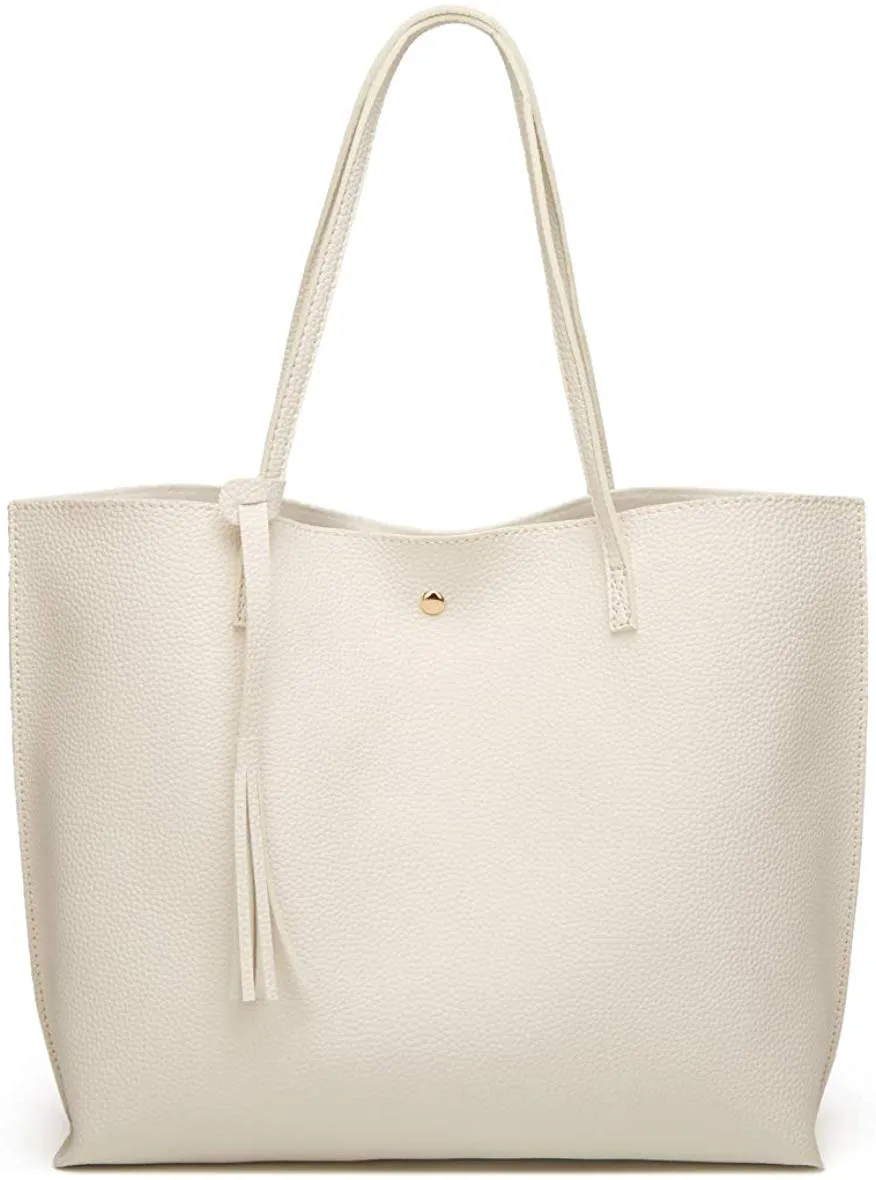 Soft Faux Leather Tote