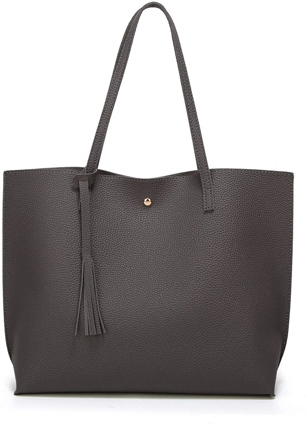 Soft Faux Leather Tote