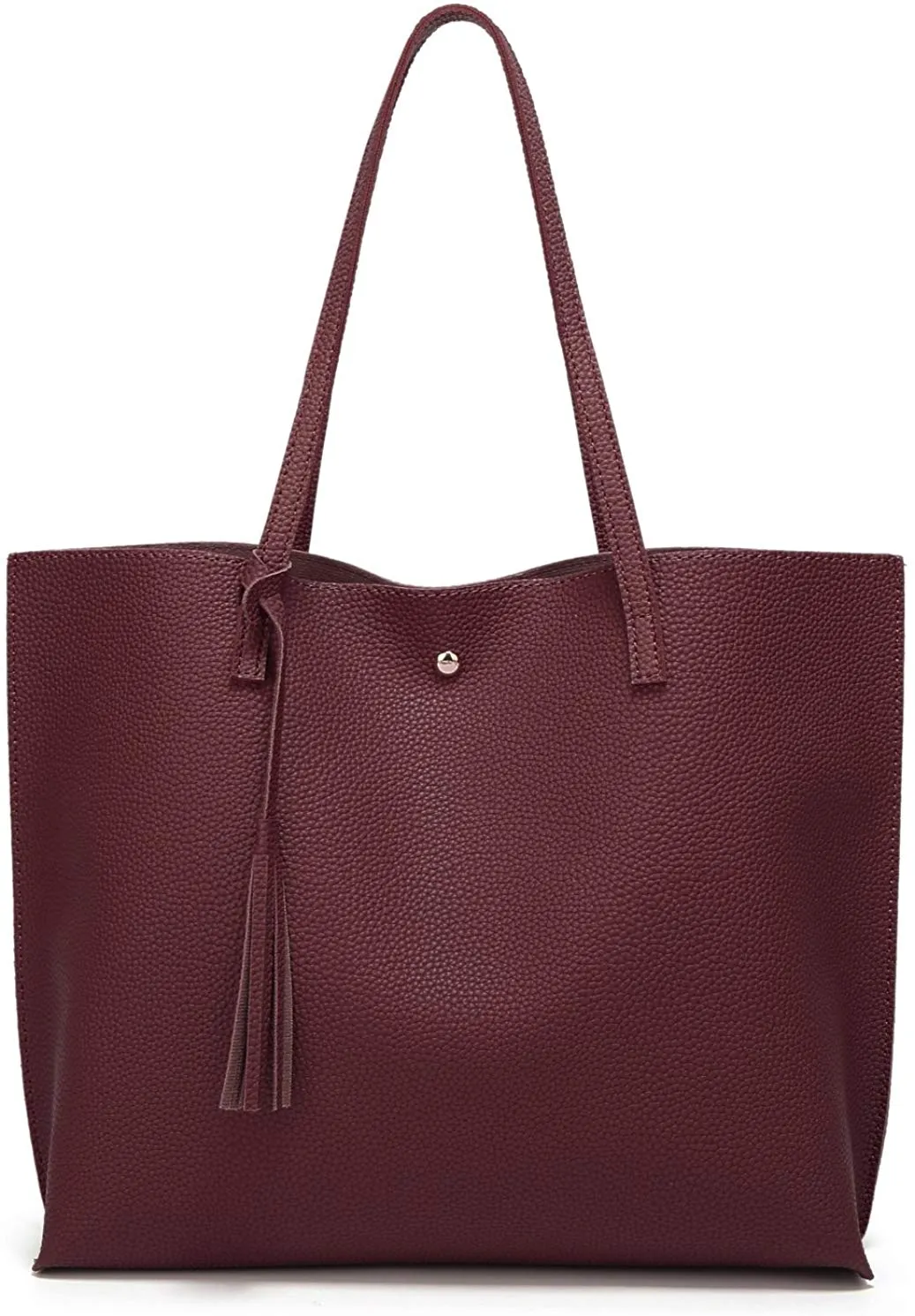 Soft Faux Leather Tote