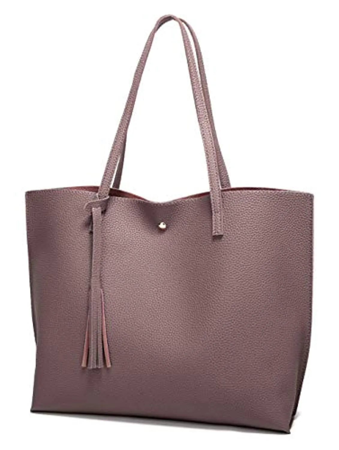 Soft Faux Leather Tote