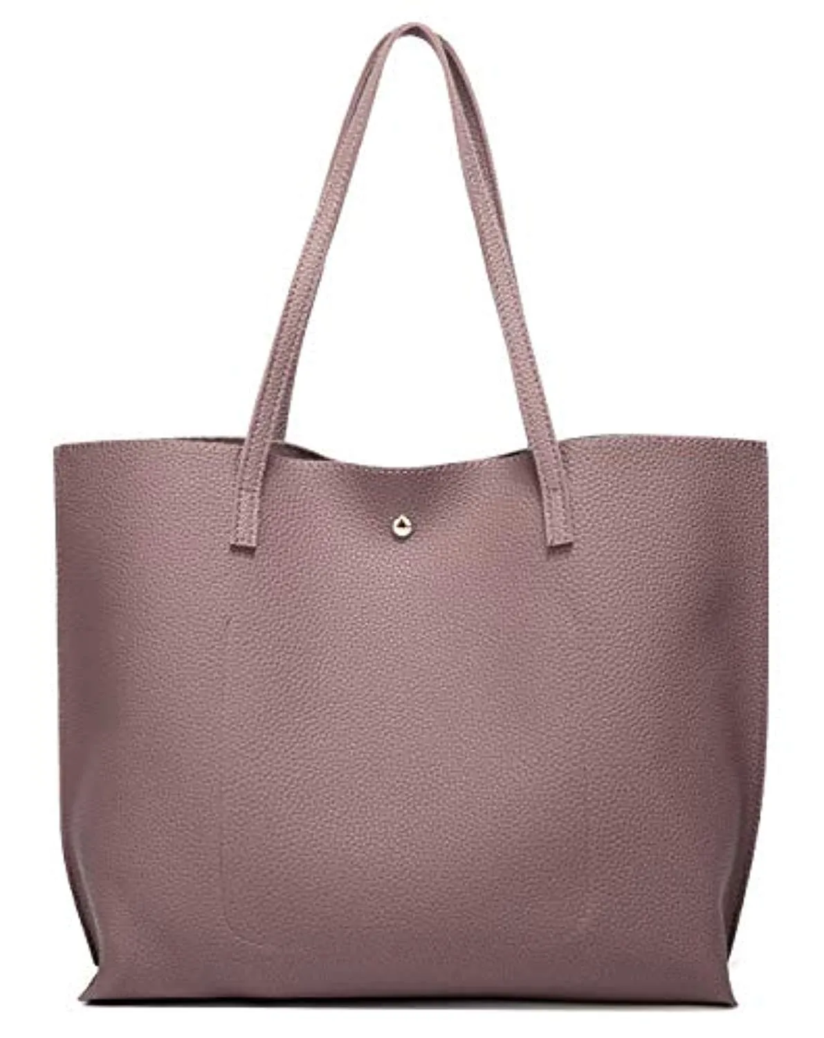 Soft Faux Leather Tote