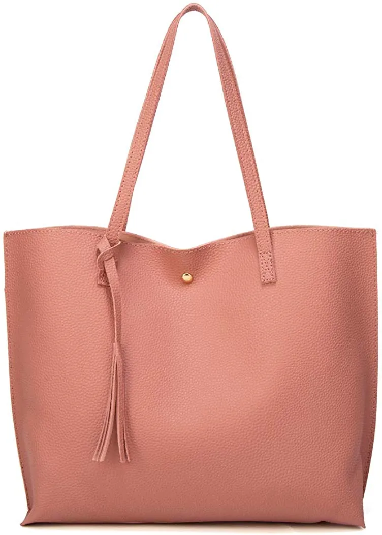 Soft Faux Leather Tote