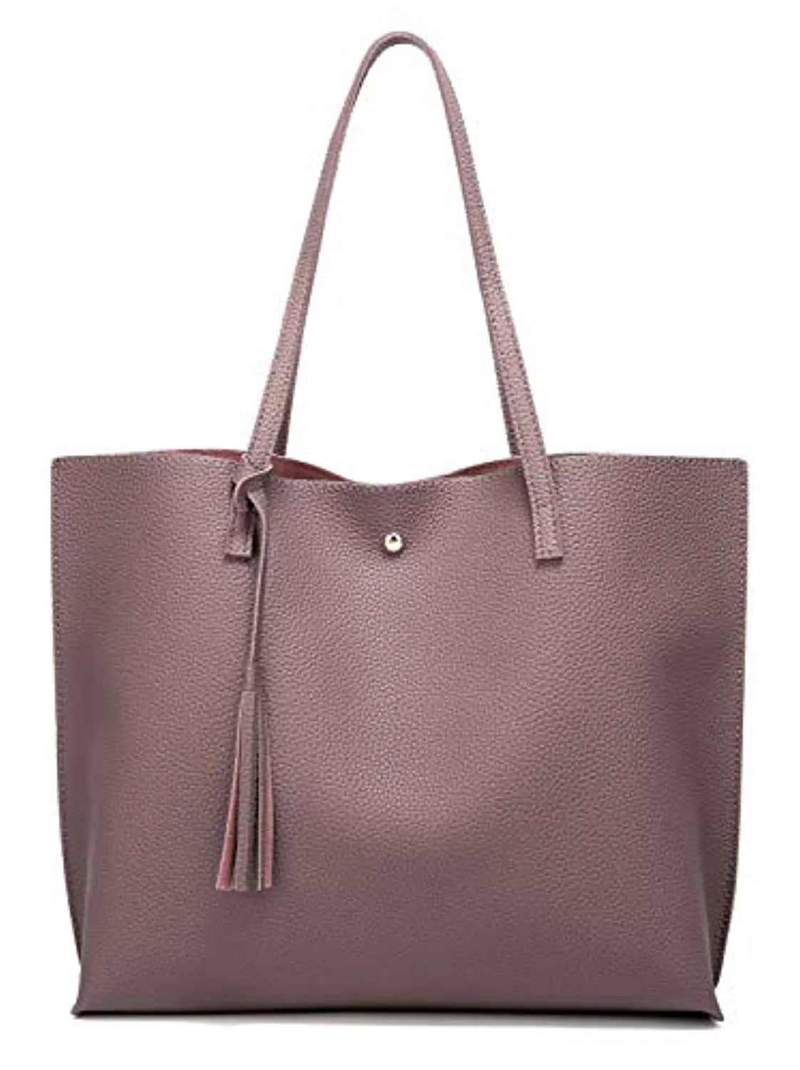 Soft Faux Leather Tote