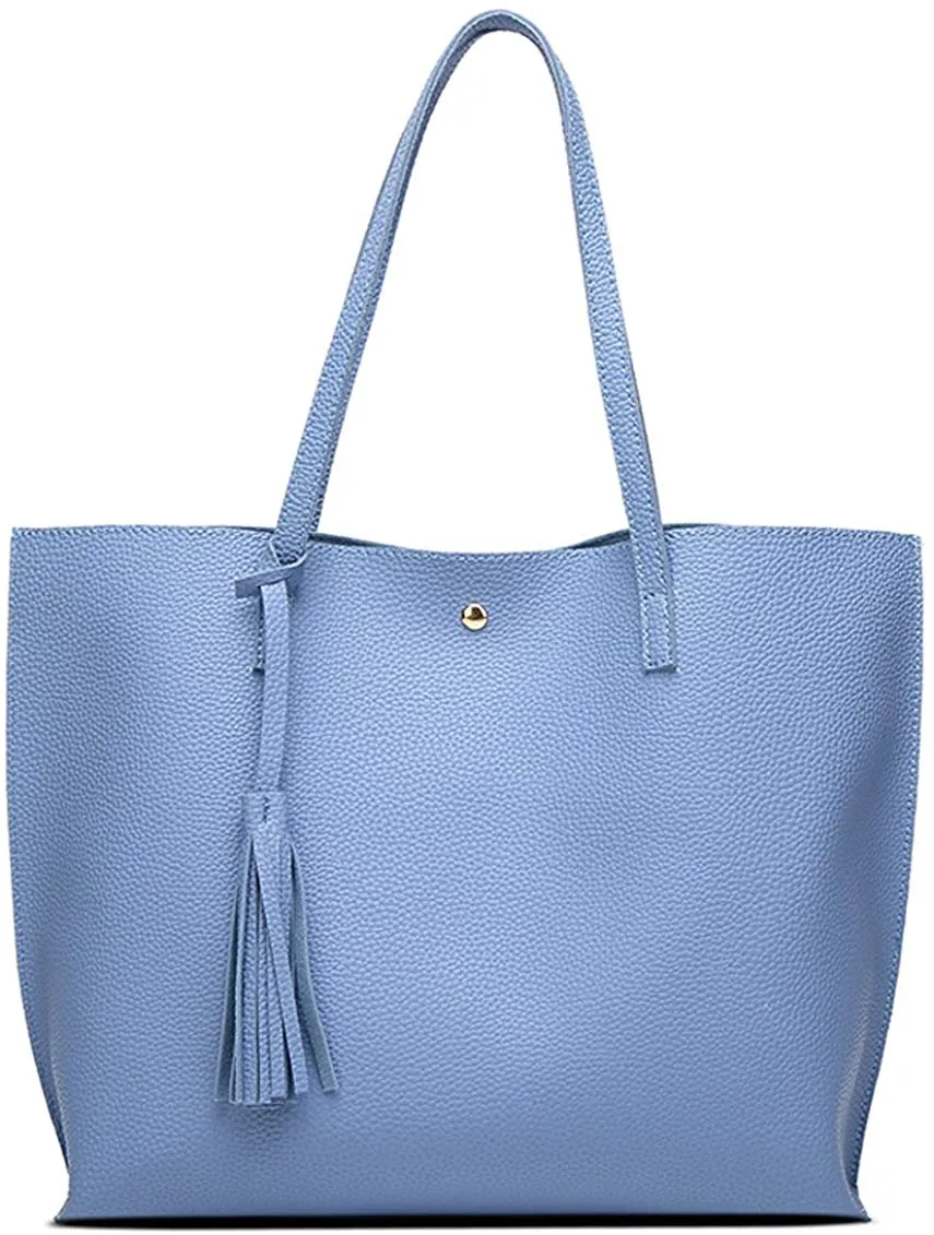 Soft Faux Leather Tote