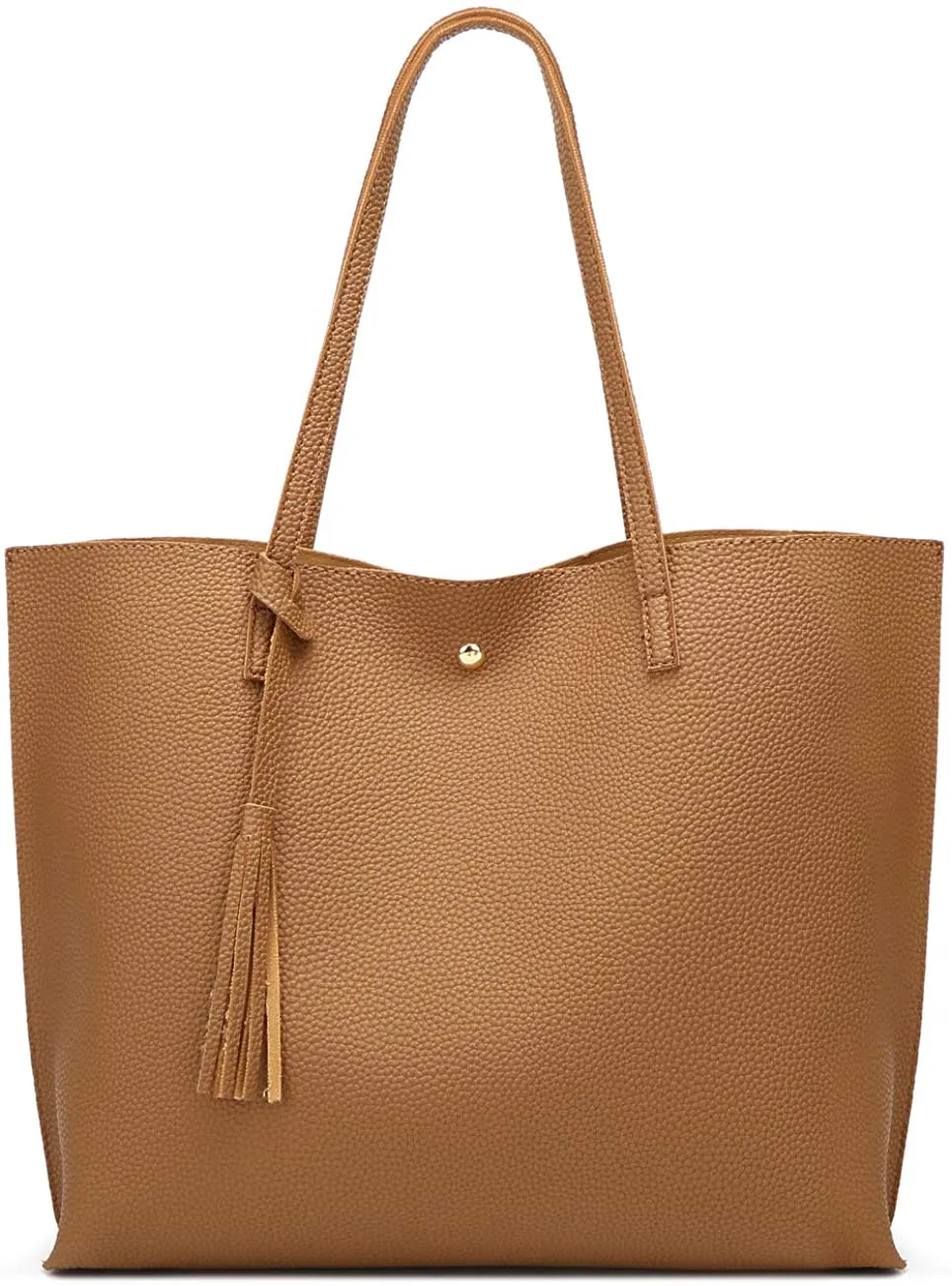 Soft Faux Leather Tote