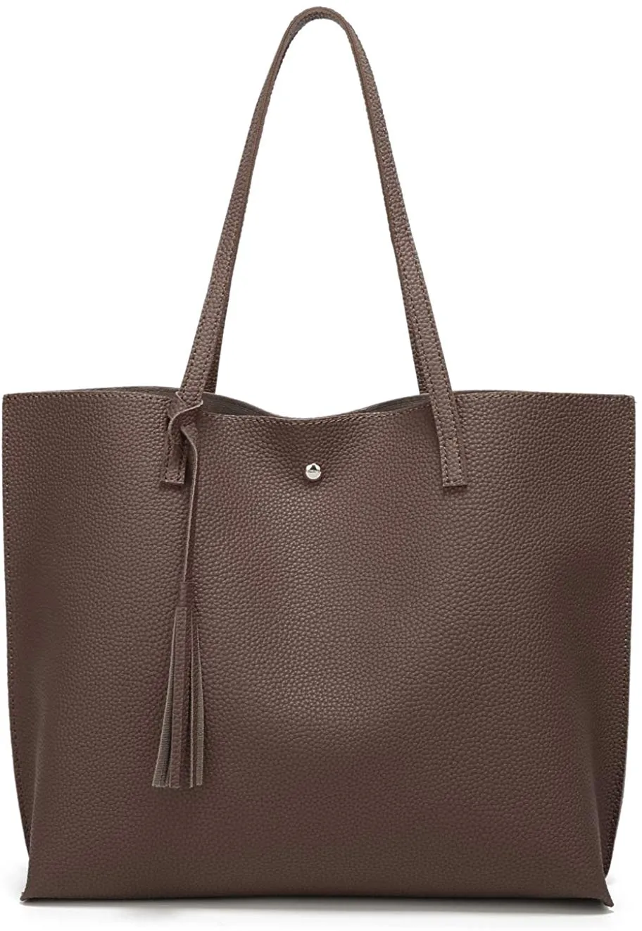 Soft Faux Leather Tote