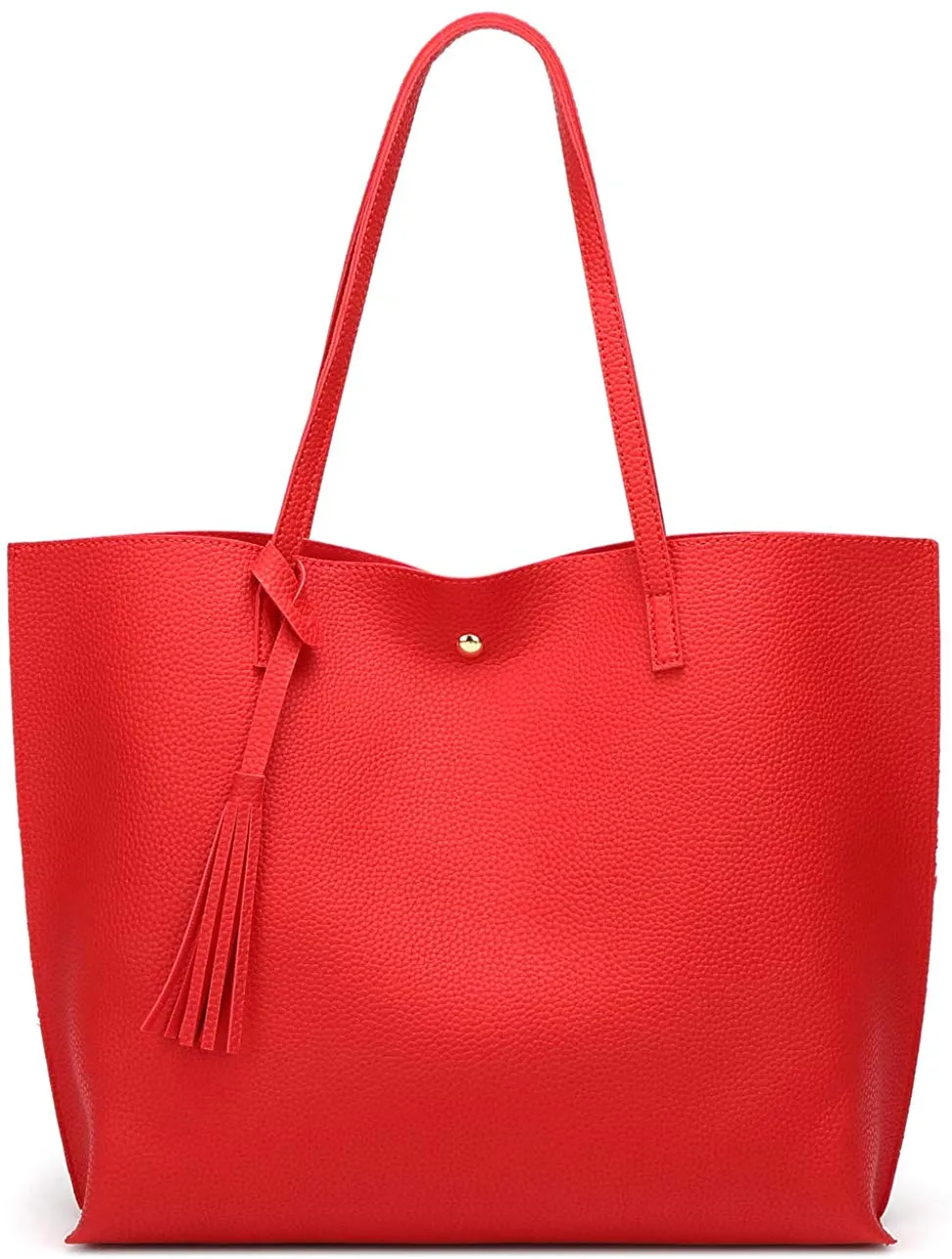 Soft Faux Leather Tote