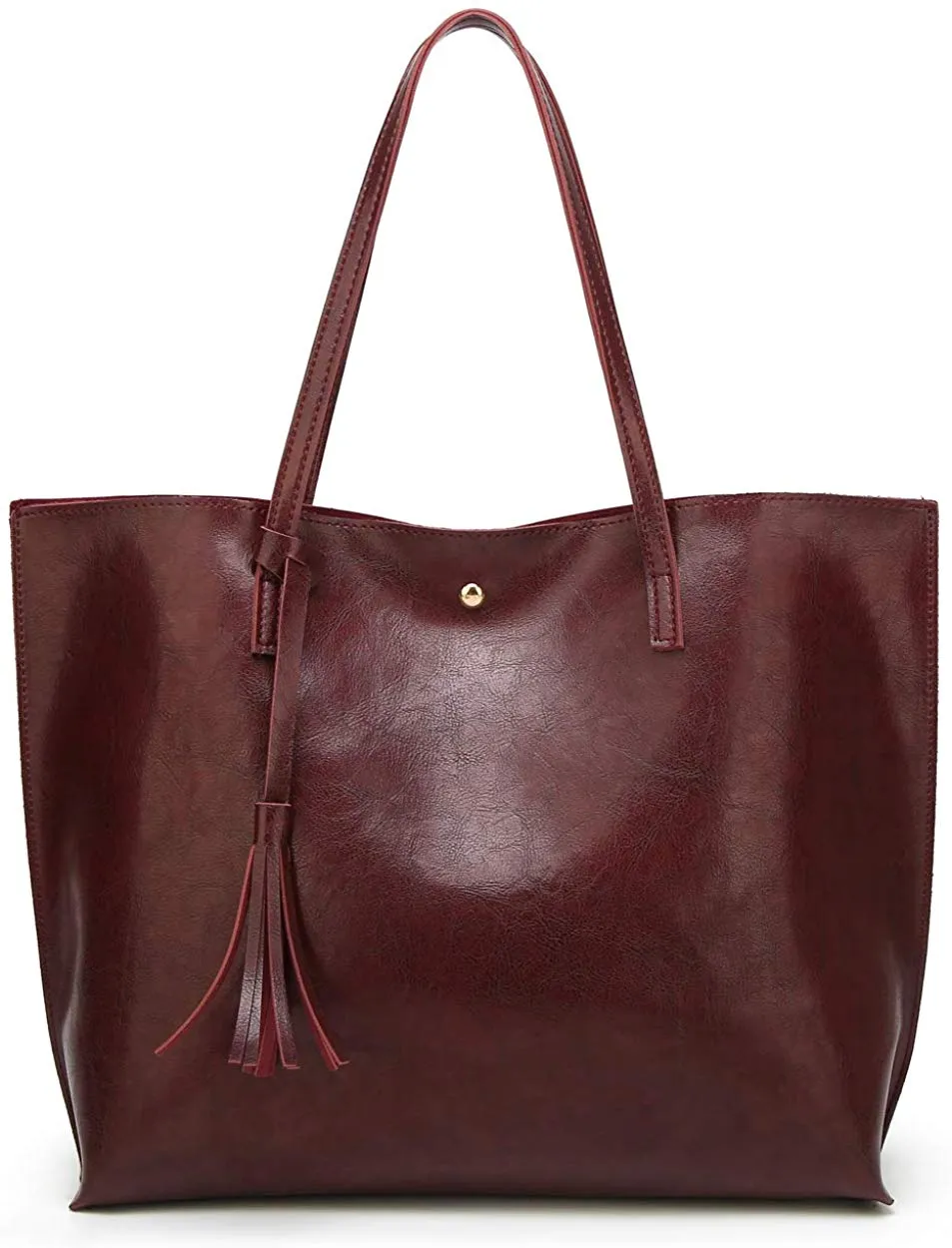 Soft Faux Leather Tote