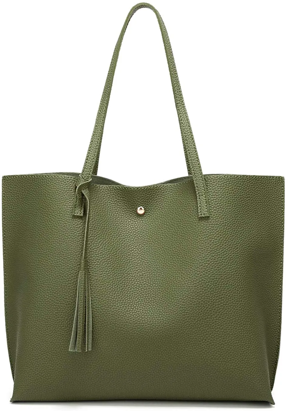 Soft Faux Leather Tote