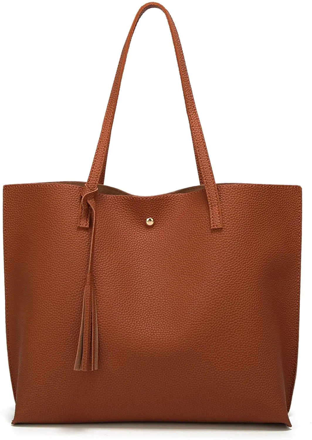 Soft Faux Leather Tote