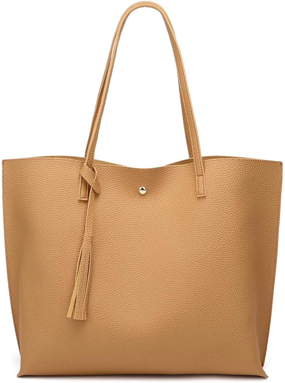 Soft Faux Leather Tote