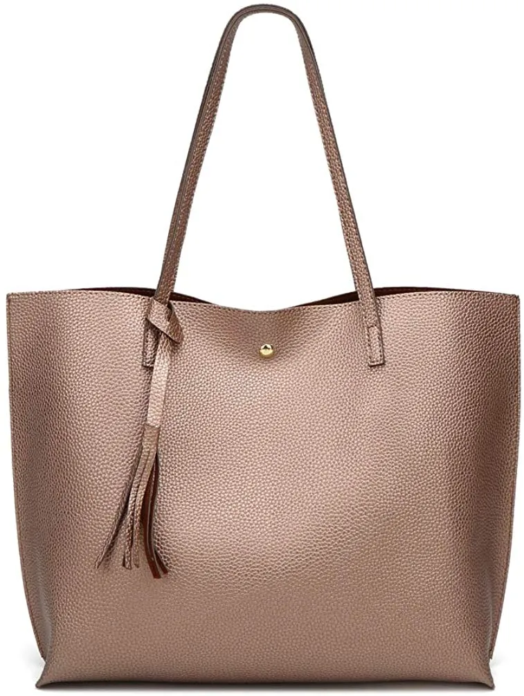 Soft Faux Leather Tote