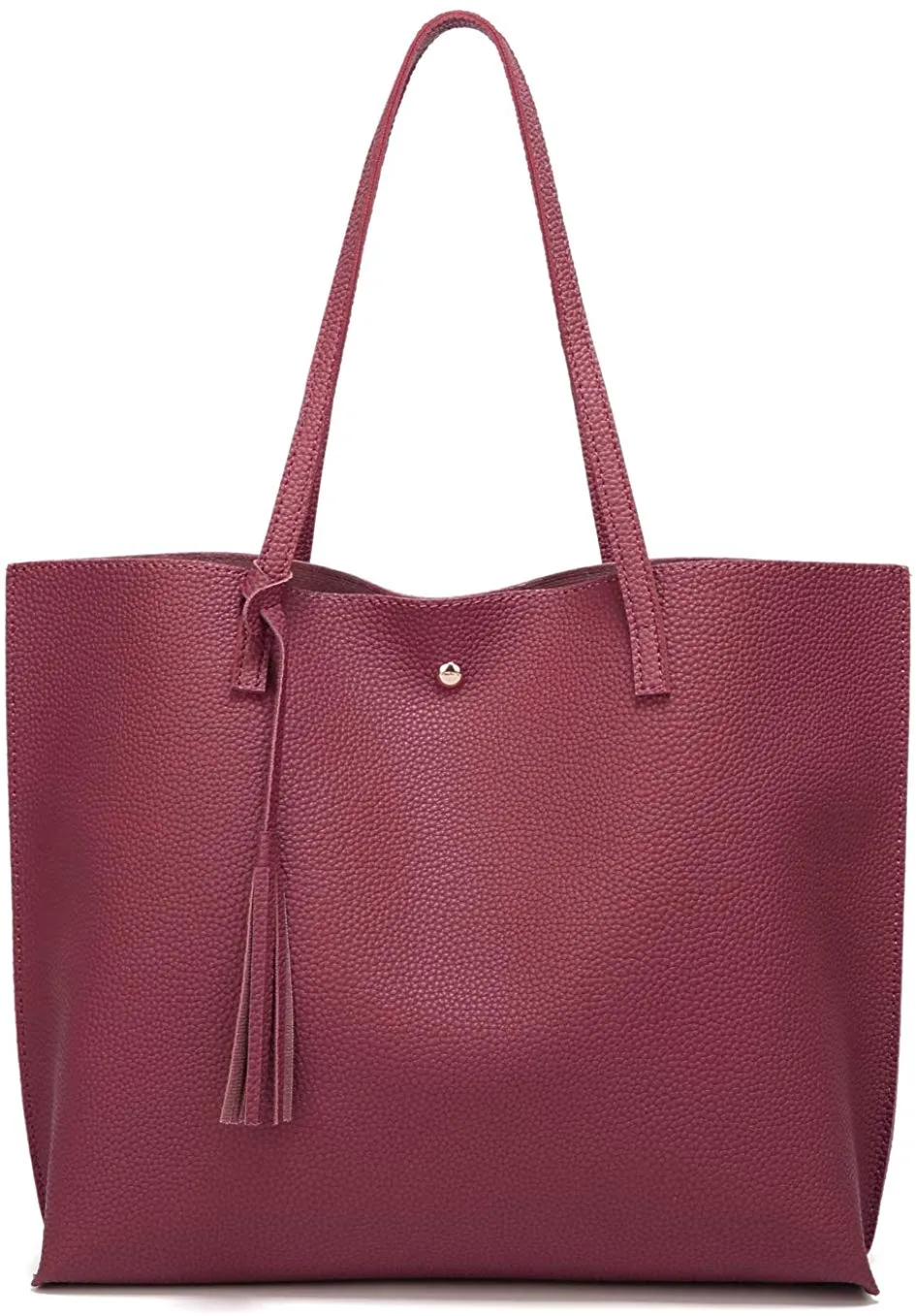 Soft Faux Leather Tote