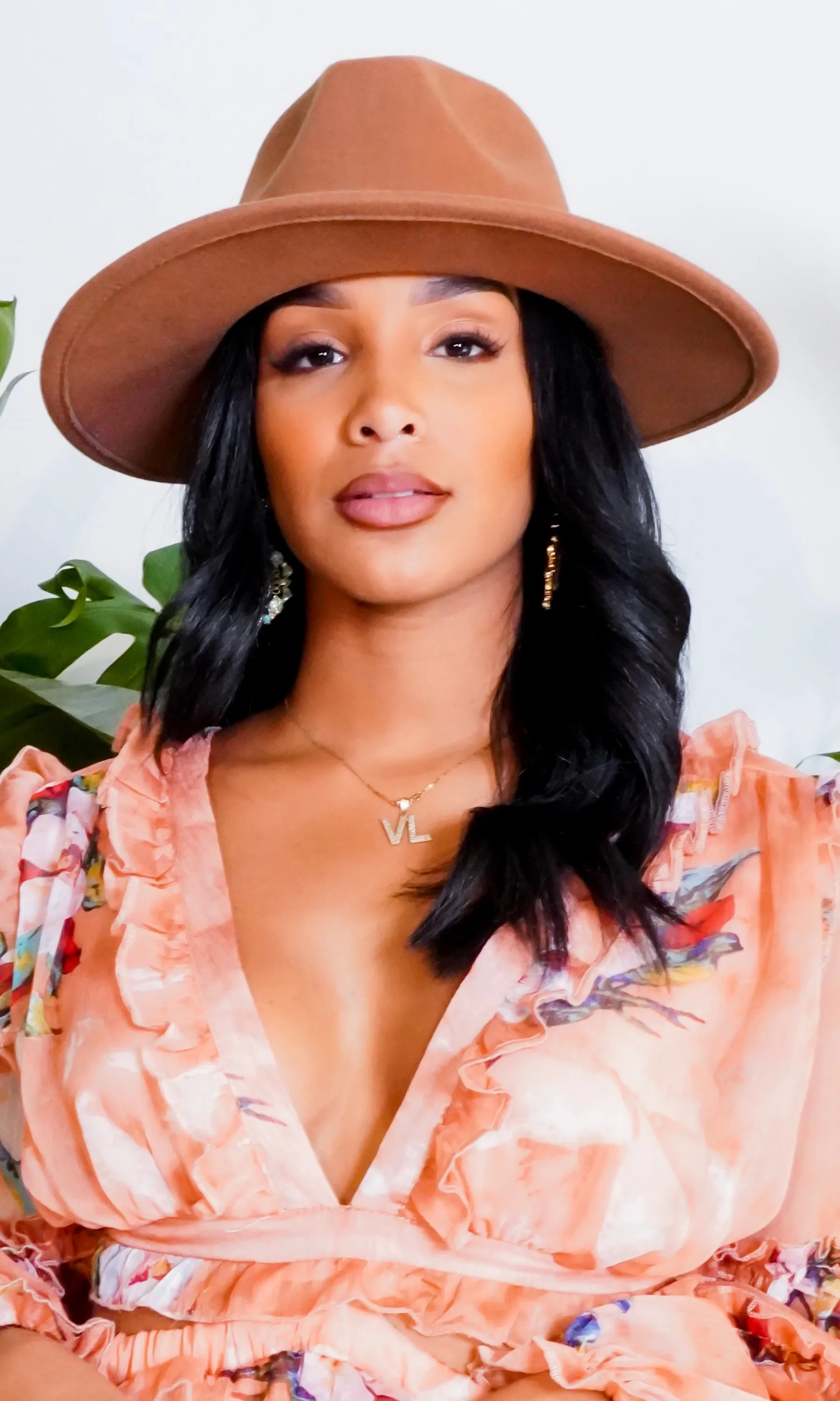 Still Trending | Emerald Green Wide Brim Felt Fedora Hat with Band