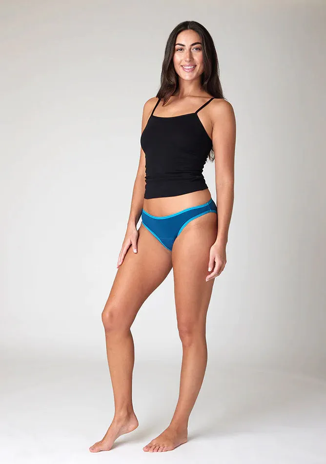 Teal Bikini Brief Period Pant - Light to Moderate Absorbency