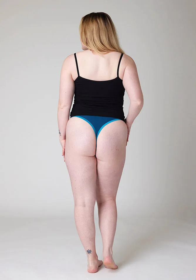 Teal Thong Period Pant - Light Flow Absorbency