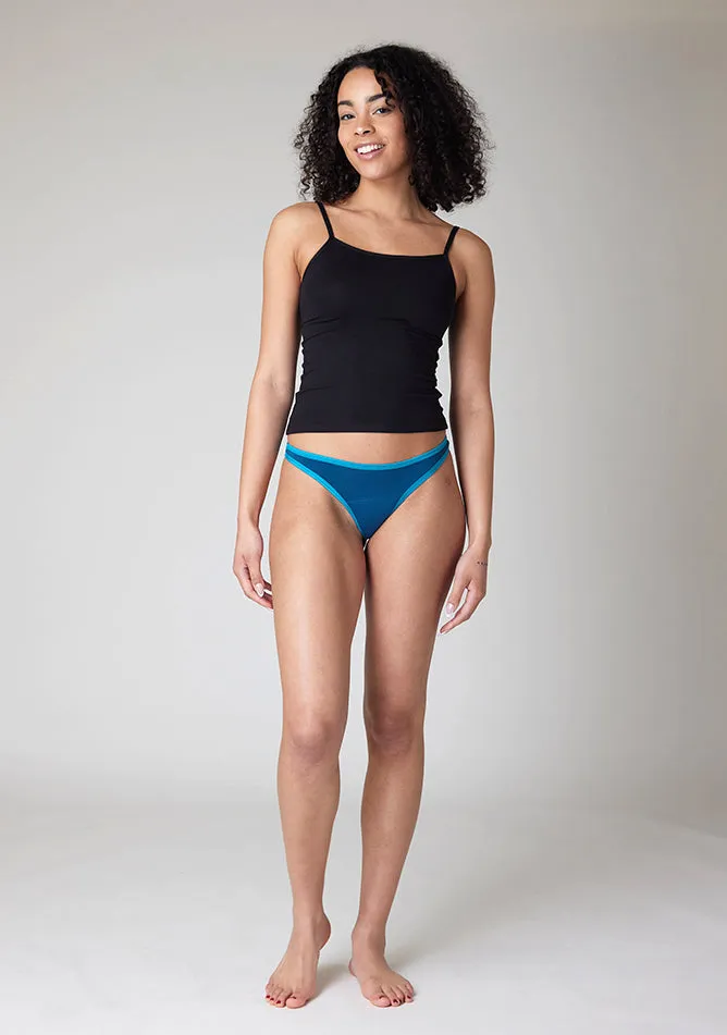 Teal Thong Period Pant - Light Flow Absorbency