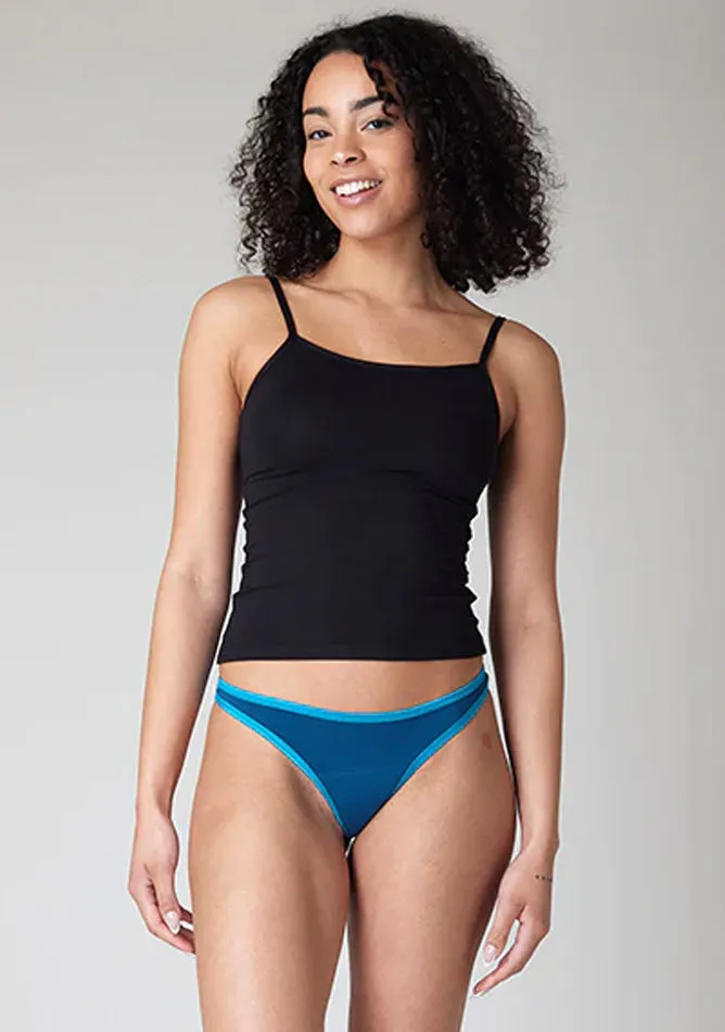 Teal Thong Period Pant - Light Flow Absorbency