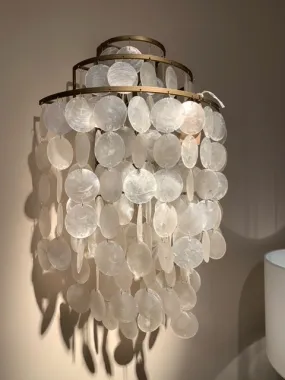 Tiered Shell Wall Light