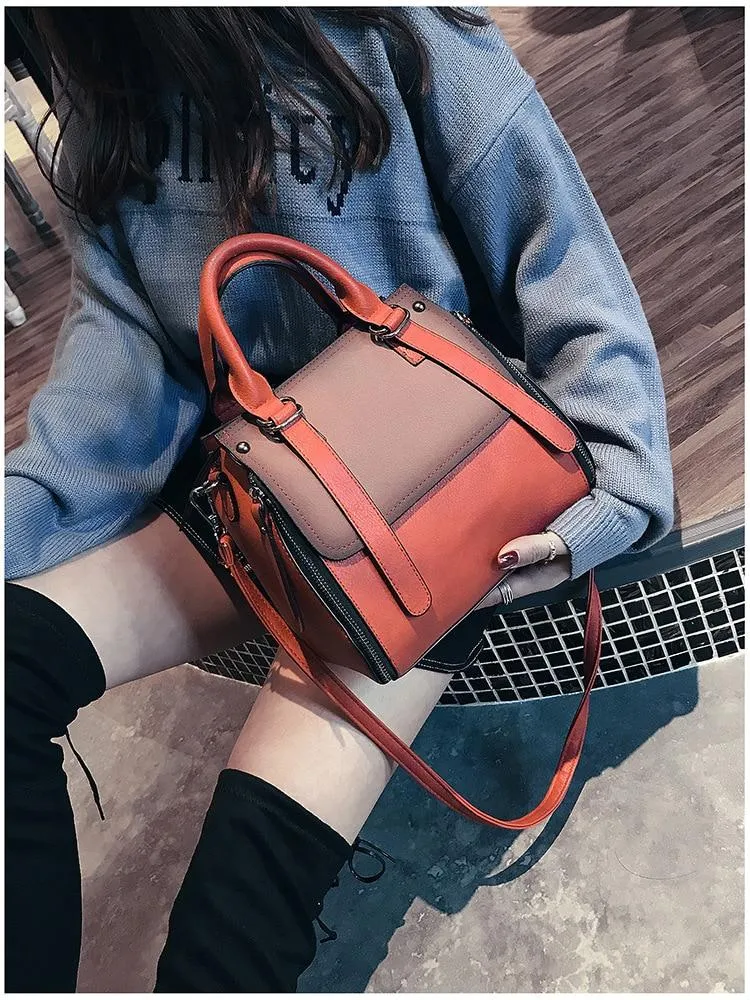 Vintage New Handbags Female Leather High Quality Small Bags Lady women Shoulder Casual tote fashion