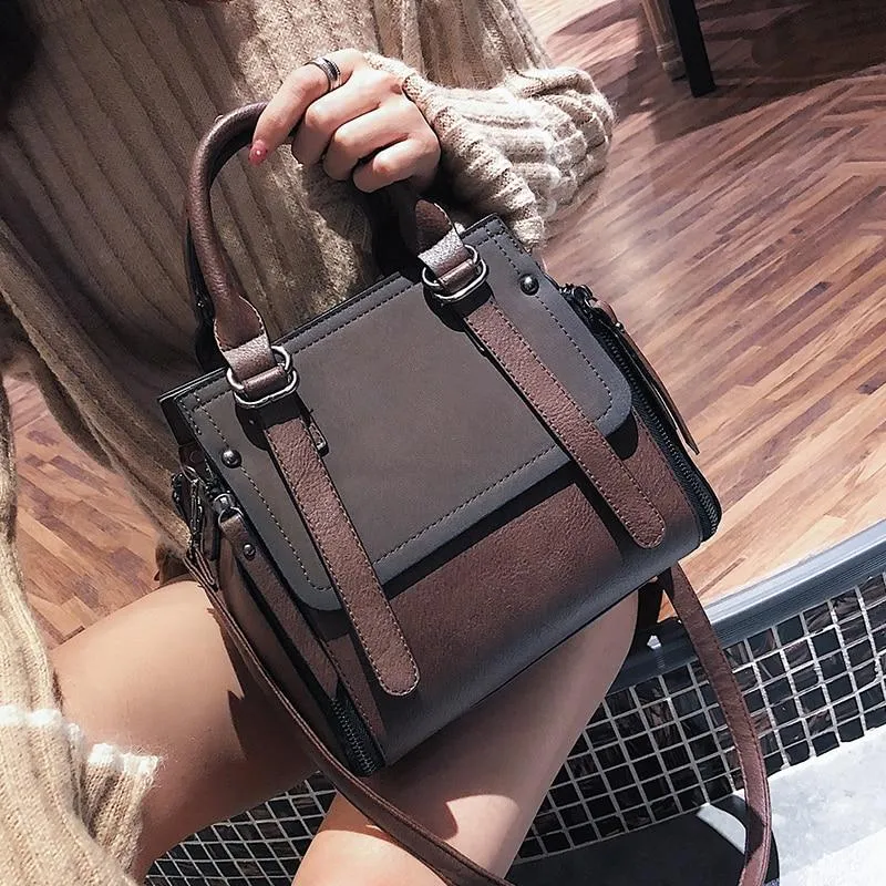 Vintage New Handbags Female Leather High Quality Small Bags Lady women Shoulder Casual tote fashion