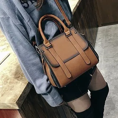 Vintage New Handbags Female Leather High Quality Small Bags Lady women Shoulder Casual tote fashion