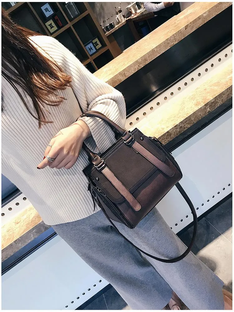 Vintage New Handbags Female Leather High Quality Small Bags Lady women Shoulder Casual tote fashion