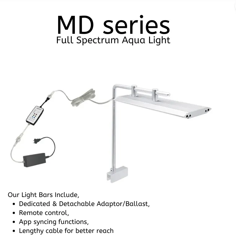 WEEKAQUA Aquarium WRGB Lights 'MD' Series PRO